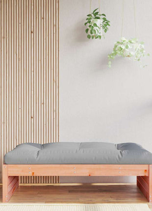 Tuinvoetenbank 120X80 Cm Massief Grenenhout Zwart