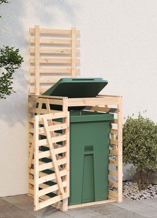 Containerberging 84X90X128,5 Cm Massief Grenenhout Natuurlijk Grenenhout