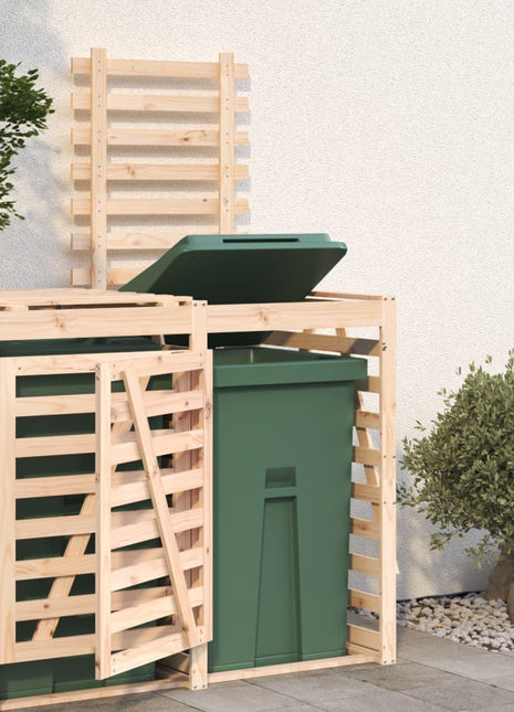 Containerberging 84X90X128,5 Cm Massief Grenenhout Natuurlijk Grenenhout