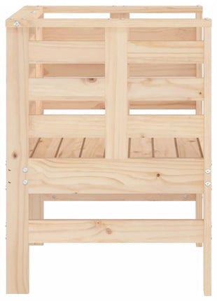 Tuinstoelen 2 st 61,5x53x71 cm massief grenenhout
