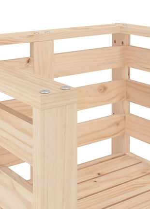 Tuinstoelen 2 st 61,5x53x71 cm massief grenenhout