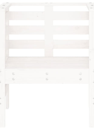 Tuinstoelen 2 st 61,5x53x71 cm massief grenenhout wit