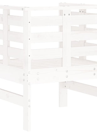 Tuinstoelen 2 st 61,5x53x71 cm massief grenenhout wit