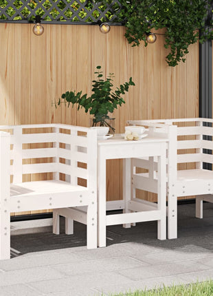 Tuinstoelen 2 st 61,5x53x71 cm massief grenenhout wit