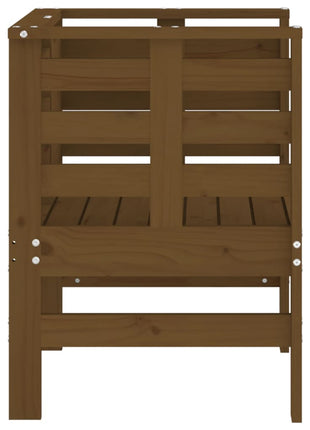 Tuinstoelen 2 st 61,5x53x71 cm massief grenenhout honingbruin