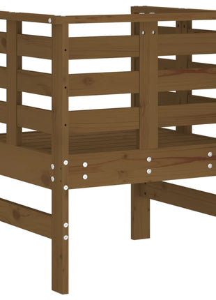 Tuinstoelen 2 st 61,5x53x71 cm massief grenenhout honingbruin