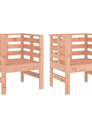Tuinstoelen 2 st 61,5x53x71 cm massief douglashout
