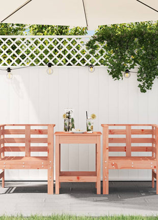 Tuinstoelen 2 st 61,5x53x71 cm massief douglashout