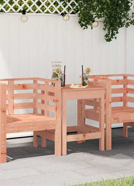 Tuinstoelen 2 st 61,5x53x71 cm massief douglashout