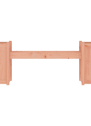 Bankje Met Plantenbakken 180X36X63 Cm Grenenhout Douglas Natuurlijk Douglashout