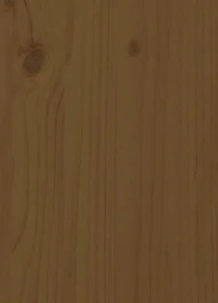 Plantenbak 82,5X82,5X39 Cm Massief Grenenhout Honingbruin