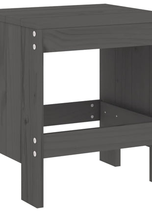 Tuinkrukken 2 st 40x36x45 cm massief grenenhout grijs
