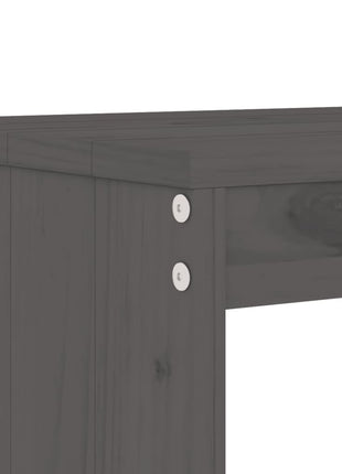 Tuinkrukken 2 st 40x36x45 cm massief grenenhout grijs