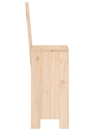 Barkrukken 2 st 40x42x120 cm massief grenenhout