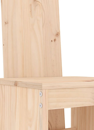 Barkrukken 2 st 40x42x120 cm massief grenenhout