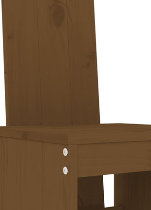 Barkrukken 2 st 40x42x120 cm massief grenenhout honingbruin