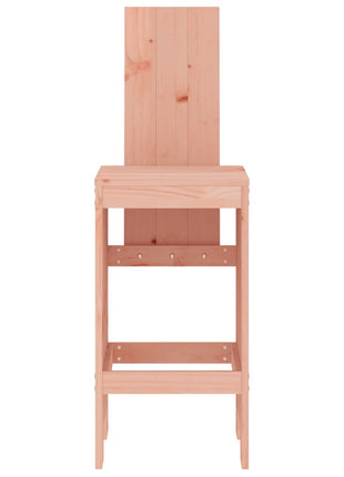 Barkrukken 2 st 40x42x120 cm massief douglashout
