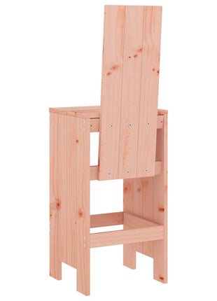Barkrukken 2 st 40x42x120 cm massief douglashout