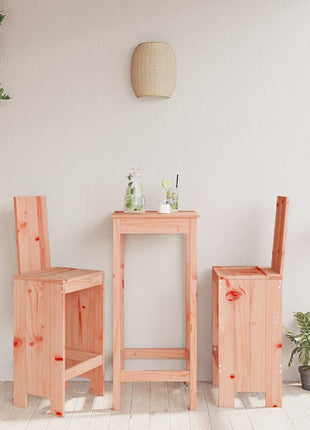 Barkrukken 2 st 40x42x120 cm massief douglashout