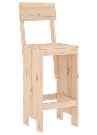 Barkrukken 2 st 40x48,5x115,5 cm massief grenenhout
