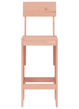 Barkrukken 2 st 40x48,5x115,5 cm massief douglashout