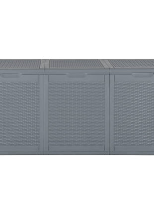Tuinbox 270 L PP rattan grijs