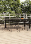 8 / 200 cm tafellengte / Zwart