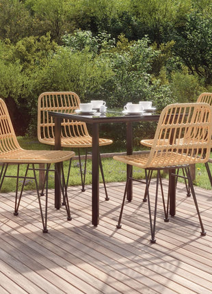 5-Delige Tuinset Poly Rattan