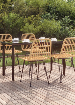 5-Delige Tuinset Poly Rattan