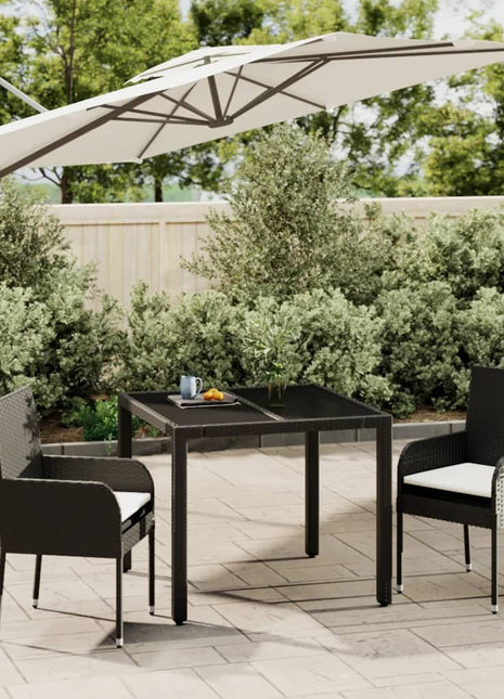 7-Delige Tuinset Met Kussens Poly Rattan