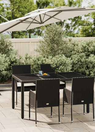 7-Delige Tuinset Met Kussens Poly Rattan