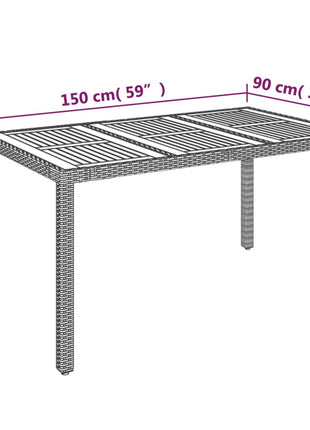 5-Delige Tuinset Met Kussens Poly Rattan Grijs