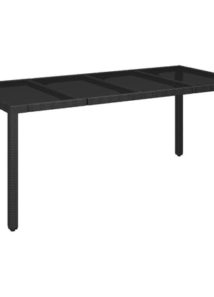 7-Delige Tuinset Met Kussens Poly Rattan Zwart