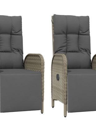 5-Delige Tuinset Met Kussens Poly Rattan