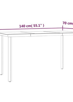 5-Delige Tuinset Met Kussens Poly Rattan Zwart En