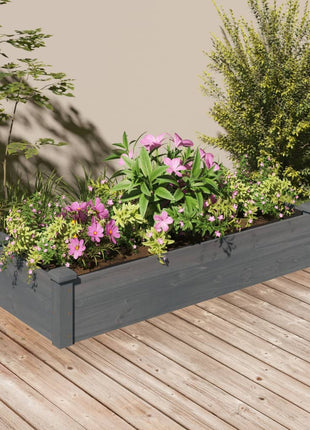 Plantenbak Verhoogd Met Voering Vurenhout
