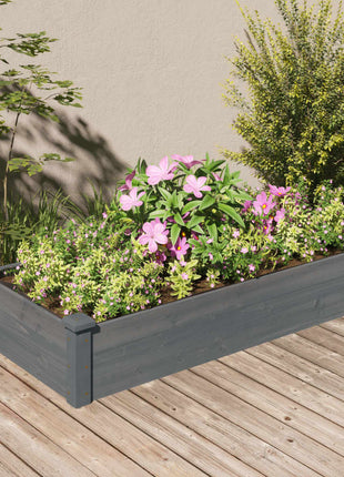 Plantenbak Verhoogd Met Voering Vurenhout