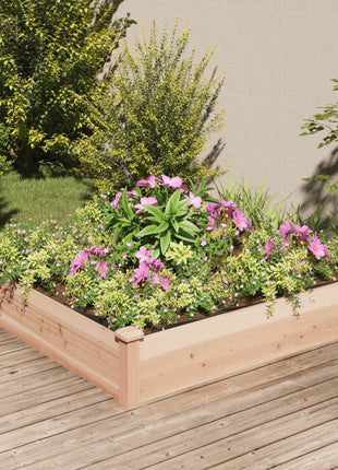 Plantenbak Verhoogd Met Voering Vurenhout
