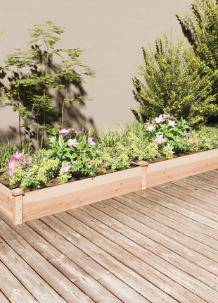 Plantenbak Verhoogd Met Voering Vurenhout