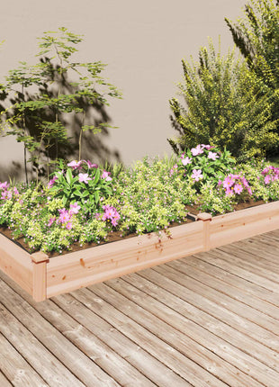 Plantenbak Verhoogd Met Voering Vurenhout