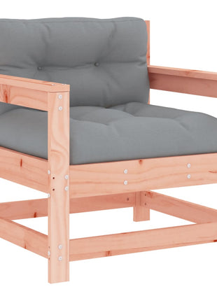 6-delige Loungeset met kussens massief douglashout