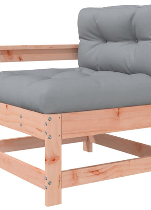 6-delige Loungeset met kussens massief douglashout