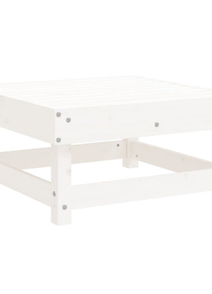 6-delige Loungeset massief grenenhout wit