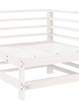 6-delige Loungeset massief grenenhout wit