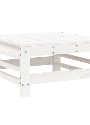 6-delige Loungeset massief grenenhout wit