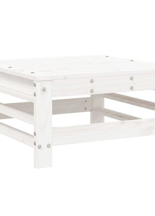 6-delige Loungeset massief grenenhout wit