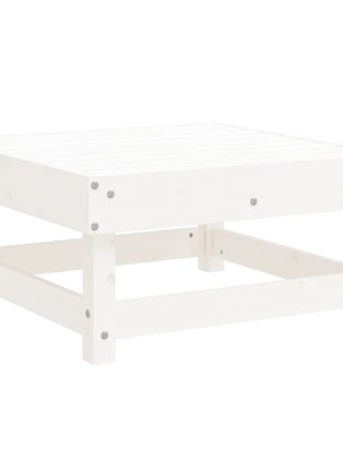 6-delige Loungeset massief grenenhout wit