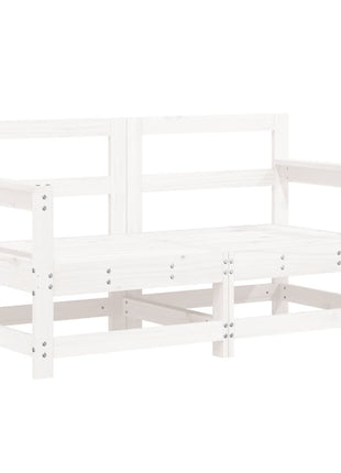 6-delige Loungeset massief grenenhout wit
