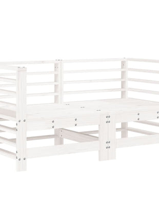 6-delige Loungeset massief grenenhout wit