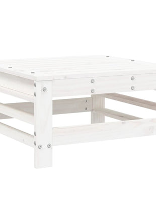 6-delige Loungeset massief grenenhout wit